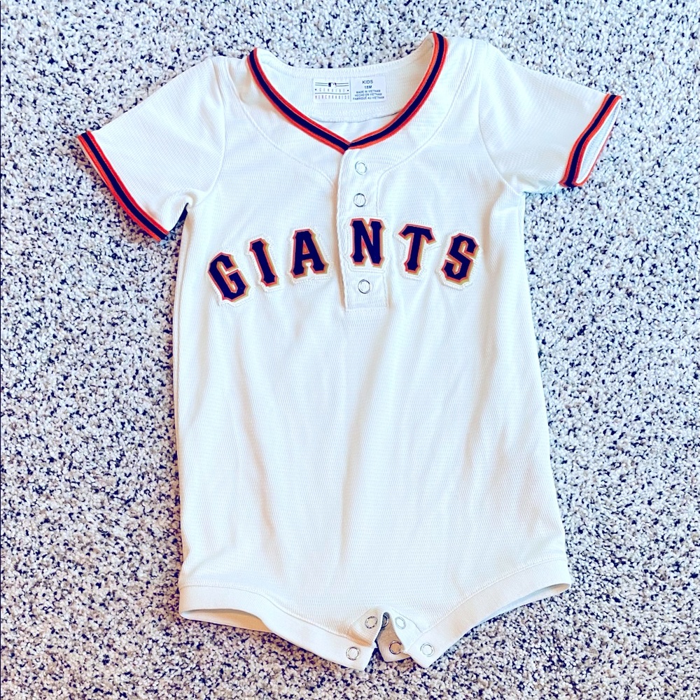 18 Month SF Giants Jersey Onesie